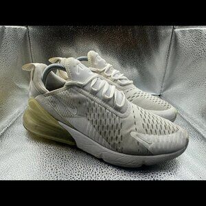 🚀 Size 10 Nike Air Max‎ 270 Triple White AH6789-102 Women’s